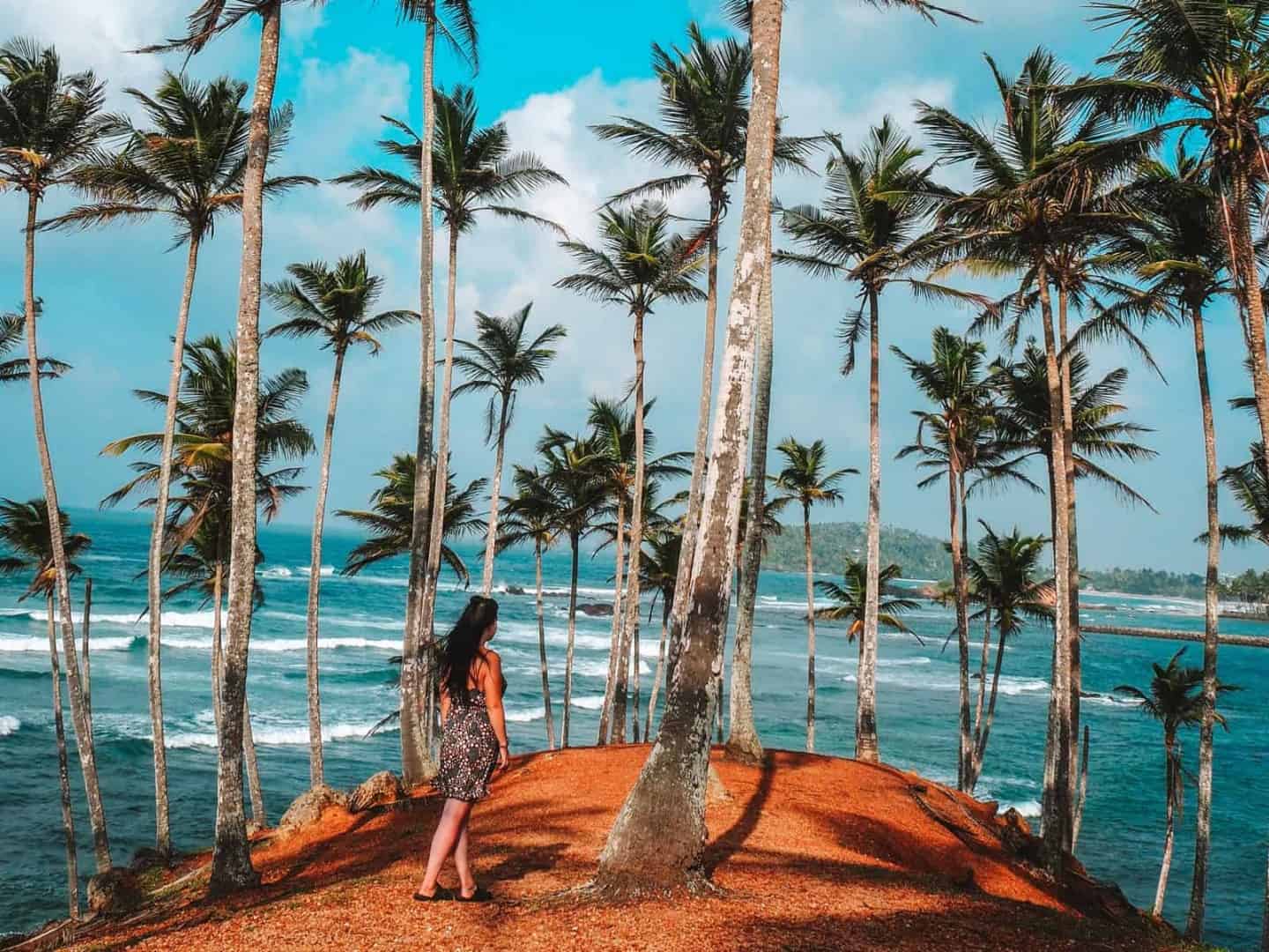 Coconut Tree Hill Mirissa scenic sunset view
