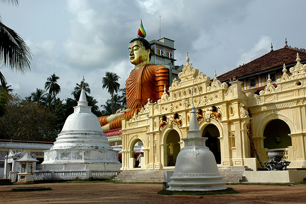 Wewurukannala Vihara giant Buddha statue Dikwella